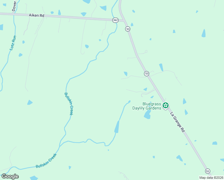 map of restaurants, bars, coffee shops, grocery stores, and more near 4316 La Grange Road in Shelbyville