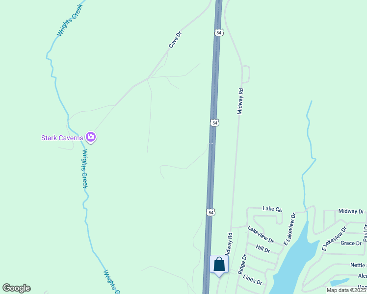 map of restaurants, bars, coffee shops, grocery stores, and more near 1397 U.S. 54 in Eldon