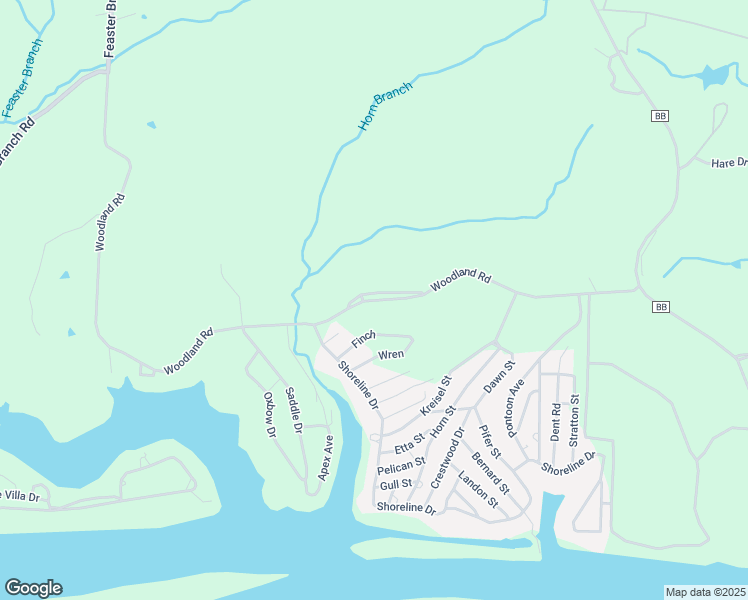 map of restaurants, bars, coffee shops, grocery stores, and more near Woodland Road in Benton County