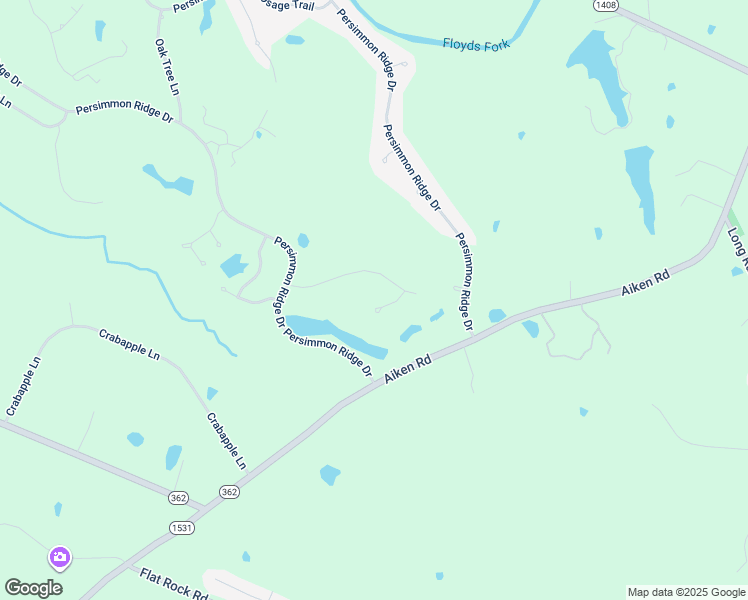 map of restaurants, bars, coffee shops, grocery stores, and more near 1204 Cherry Hills Court in Louisville