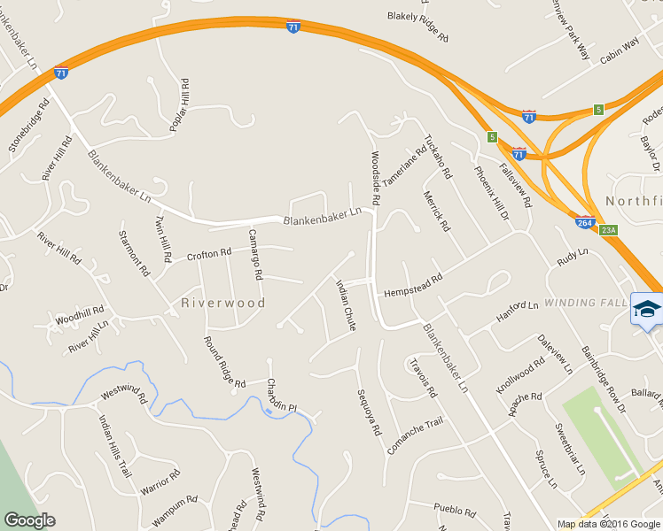 map of restaurants, bars, coffee shops, grocery stores, and more near 5109 Long Knife Run in Louisville