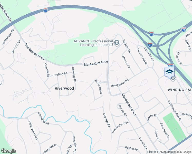 map of restaurants, bars, coffee shops, grocery stores, and more near 5109 Long Knife Run in Louisville