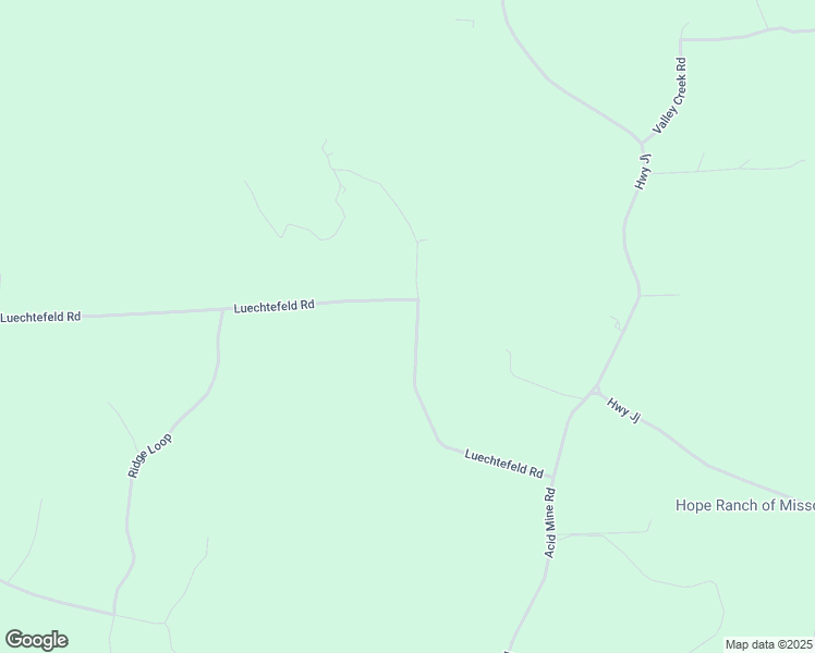 map of restaurants, bars, coffee shops, grocery stores, and more near 2734 Luechtefeld Road in Sullivan