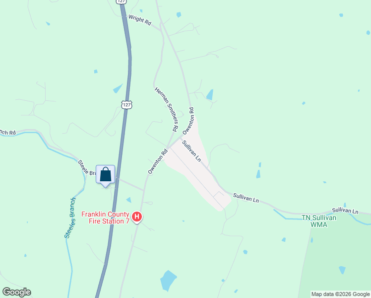 map of restaurants, bars, coffee shops, grocery stores, and more near 131 Sullivan Lane in Frankfort