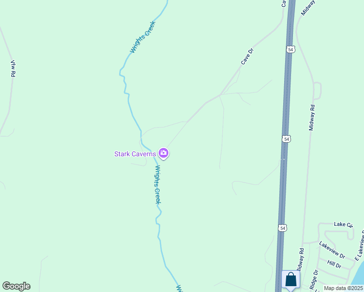 map of restaurants, bars, coffee shops, grocery stores, and more near 29 Spelunker Trail in Eldon
