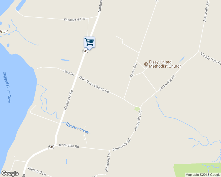 map of restaurants, bars, coffee shops, grocery stores, and more near 20920 Oak Grove Church Road in Bivalve