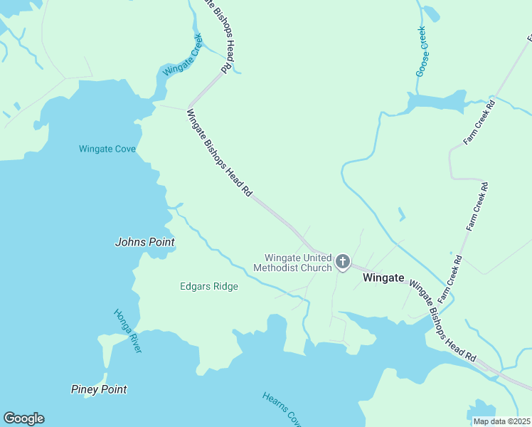 map of restaurants, bars, coffee shops, grocery stores, and more near 2162 Wingate Bishops Head Road in Wingate