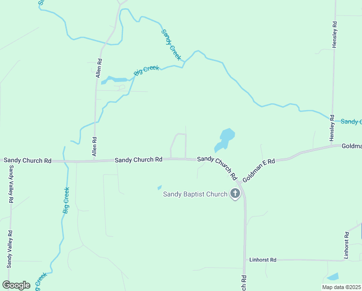 map of restaurants, bars, coffee shops, grocery stores, and more near 3827 Sandy Church Rd in Hillsboro