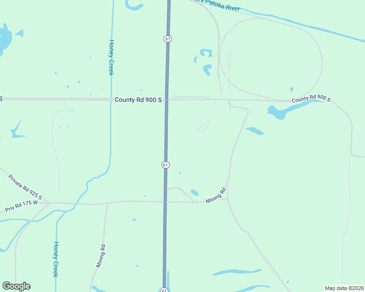 map of restaurants, bars, coffee shops, grocery stores, and more near 9207 Indiana 61 in Oakland City