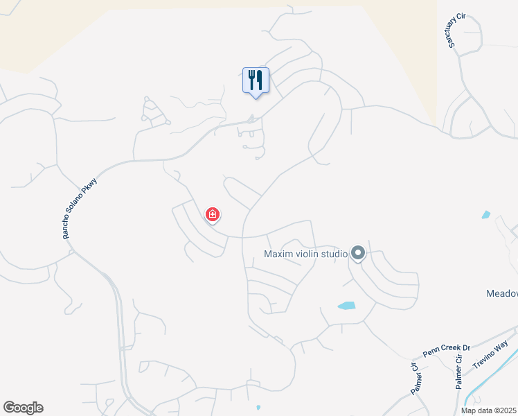 map of restaurants, bars, coffee shops, grocery stores, and more near 2801 Saint Andrews Road in Fairfield