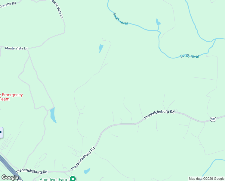map of restaurants, bars, coffee shops, grocery stores, and more near 901 Fredericksburg Road in Ruckersville