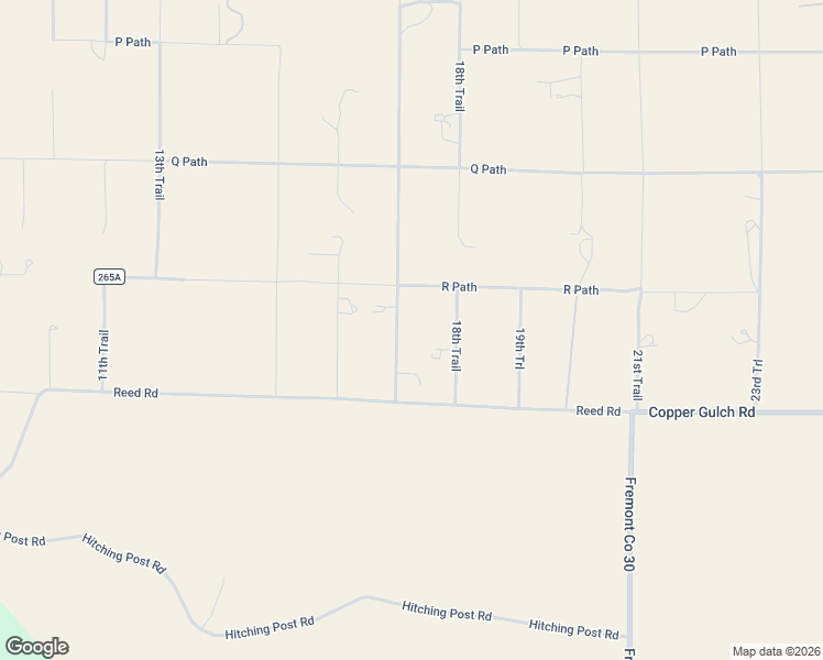 map of restaurants, bars, coffee shops, grocery stores, and more near 1863 17th Trail in Cotopaxi