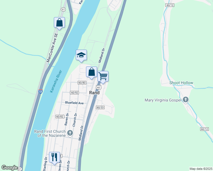 map of restaurants, bars, coffee shops, grocery stores, and more near 3998 Jonquil Drive in Charleston