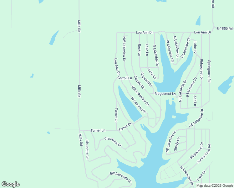 map of restaurants, bars, coffee shops, grocery stores, and more near 1223 Northwest Lakeside Drive in LaCygne
