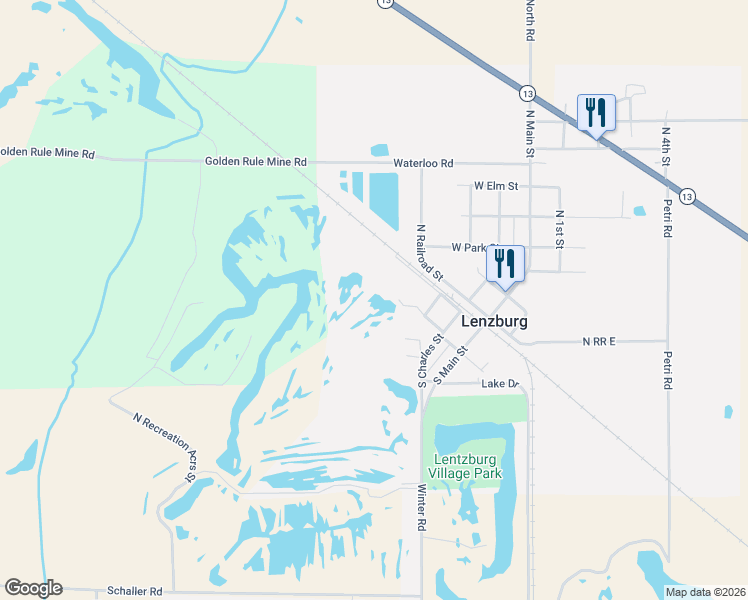 map of restaurants, bars, coffee shops, grocery stores, and more near 19 South Washington Street in Lenzburg