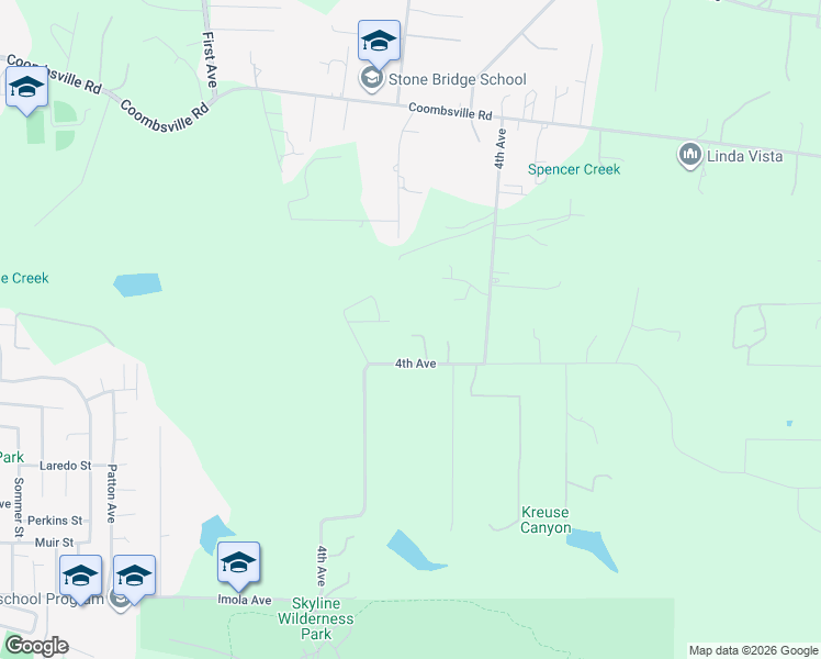 map of restaurants, bars, coffee shops, grocery stores, and more near 1183 4th Avenue in Napa