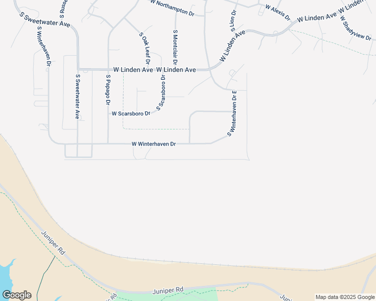 map of restaurants, bars, coffee shops, grocery stores, and more near 262 West Winterhaven Drive in Pueblo West