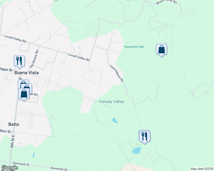 map of restaurants, bars, coffee shops, grocery stores, and more near 1882 East Napa Street in Sonoma