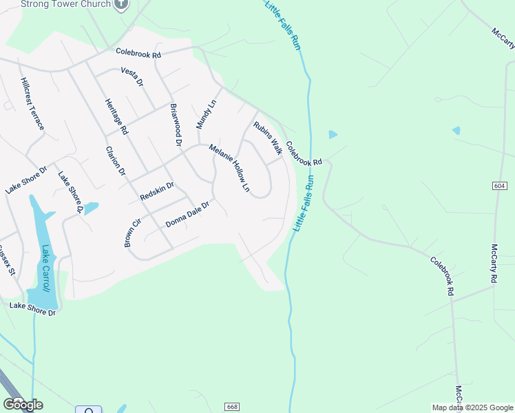 map of restaurants, bars, coffee shops, grocery stores, and more near 55 Melanie Hollow Lane in Fredericksburg