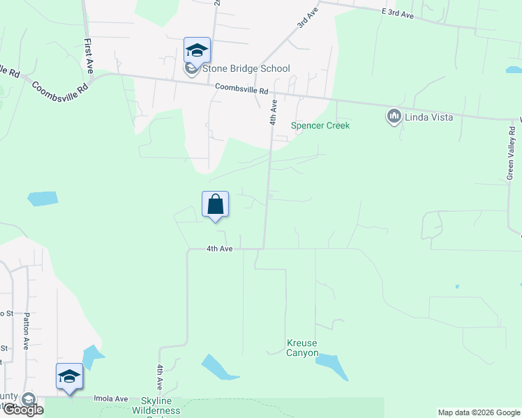 map of restaurants, bars, coffee shops, grocery stores, and more near 1111 4th Avenue in Napa