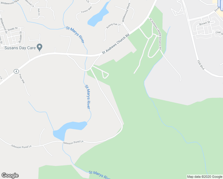 map of restaurants, bars, coffee shops, grocery stores, and more near 44605 Old Saint Andrews Church Road in California