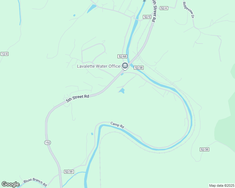 map of restaurants, bars, coffee shops, grocery stores, and more near 5318 Camp Road in Lavalette