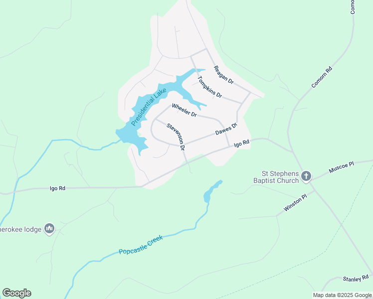 map of restaurants, bars, coffee shops, grocery stores, and more near 6184 Dawes Drive in King George