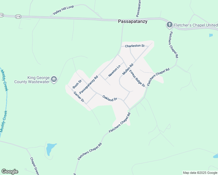 map of restaurants, bars, coffee shops, grocery stores, and more near 1262 Winfield Court in King George