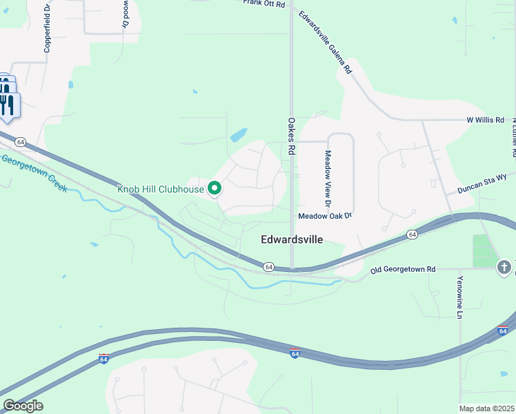 map of restaurants, bars, coffee shops, grocery stores, and more near 6004 Deer Trace Way in Georgetown