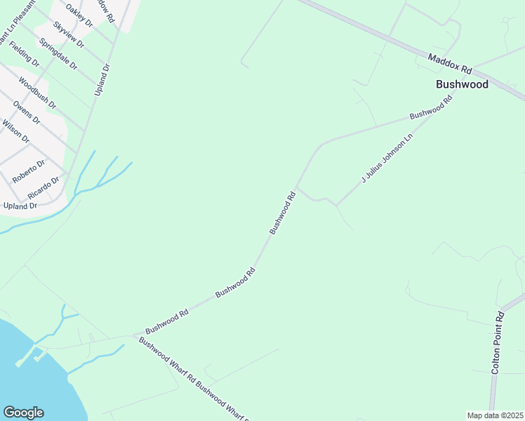 map of restaurants, bars, coffee shops, grocery stores, and more near in Bushwood