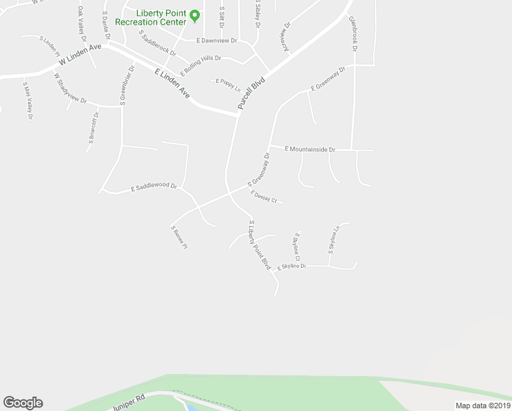 map of restaurants, bars, coffee shops, grocery stores, and more near 344 East Deejay Court in Pueblo West