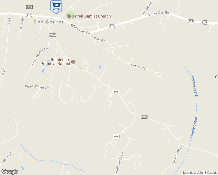 map of restaurants, bars, coffee shops, grocery stores, and more near 241 Chapel Green Road in Fredericksburg