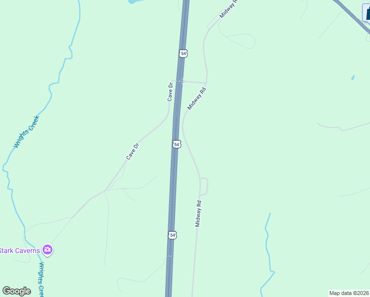 map of restaurants, bars, coffee shops, grocery stores, and more near 113 Midway Road in Eldon