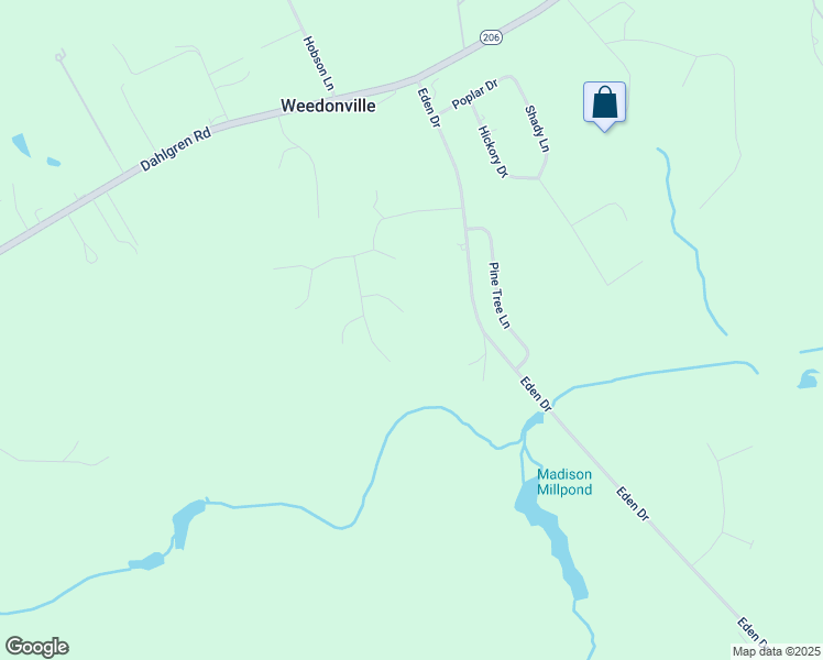 map of restaurants, bars, coffee shops, grocery stores, and more near 11072 Pratt Place in King George