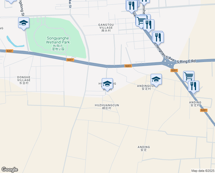 map of restaurants, bars, coffee shops, grocery stores, and more near in Shijiazhuang