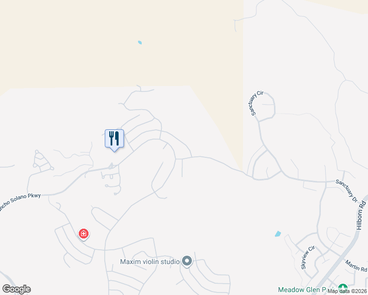 map of restaurants, bars, coffee shops, grocery stores, and more near 3207 Hilton Head Drive in Fairfield