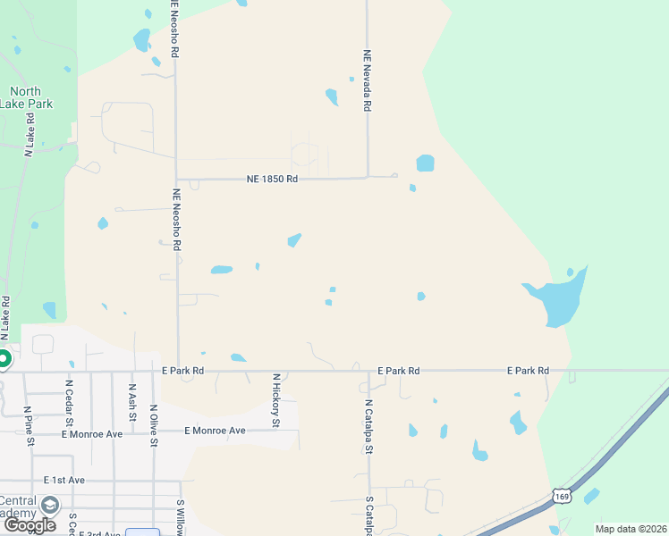 map of restaurants, bars, coffee shops, grocery stores, and more near in Garnett