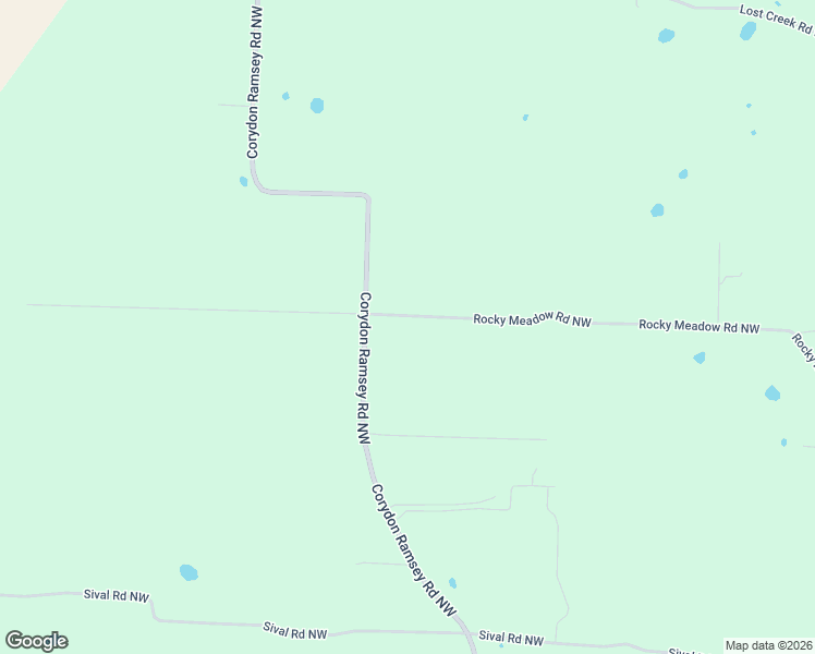 map of restaurants, bars, coffee shops, grocery stores, and more near 1155 Rocky Meadow Road Northwest in New Salisbury