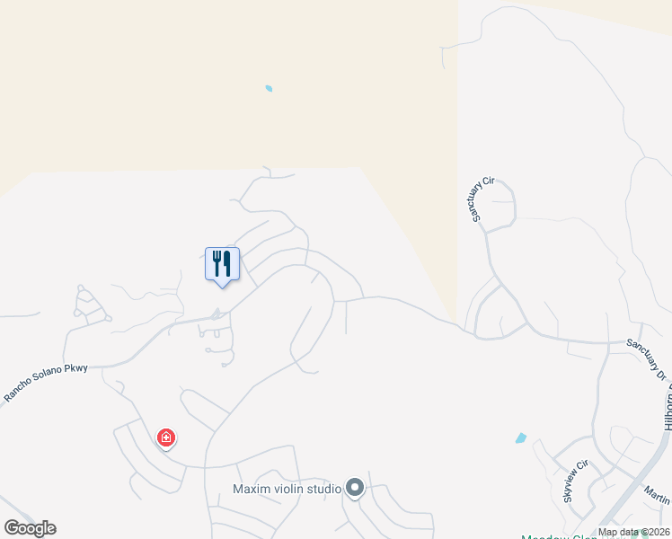 map of restaurants, bars, coffee shops, grocery stores, and more near 3207 Hilton Head Drive in Fairfield