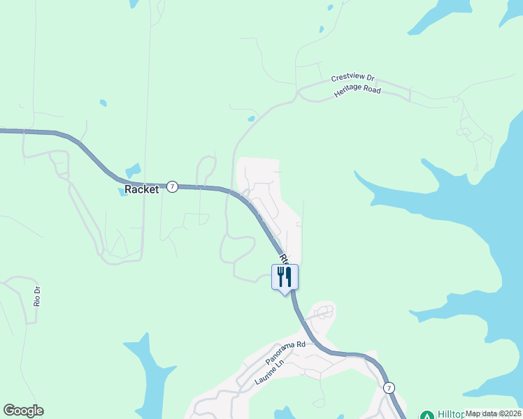 map of restaurants, bars, coffee shops, grocery stores, and more near Highway 7 in Warsaw