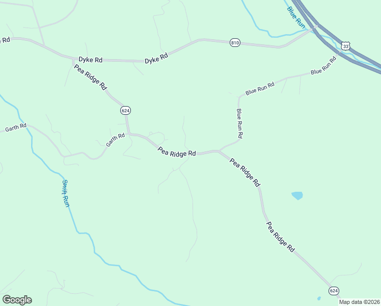 map of restaurants, bars, coffee shops, grocery stores, and more near 1384 Pea Ridge Road in Stanardsville