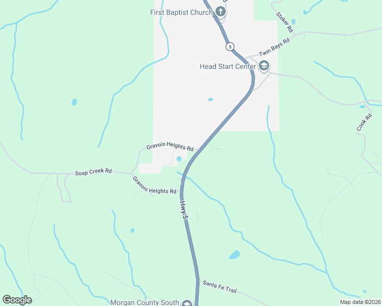 map of restaurants, bars, coffee shops, grocery stores, and more near 27126 Missouri 5 in Gravois Mills