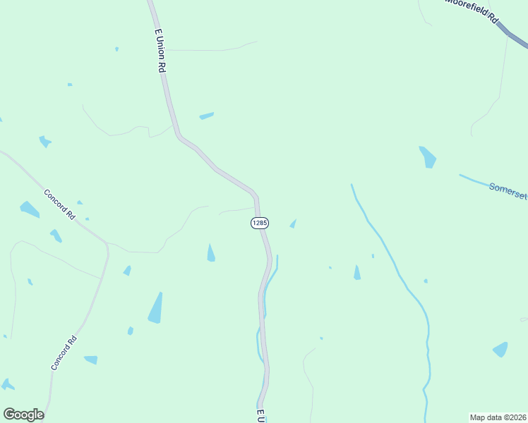 map of restaurants, bars, coffee shops, grocery stores, and more near 1449 East Union Road in Carlisle