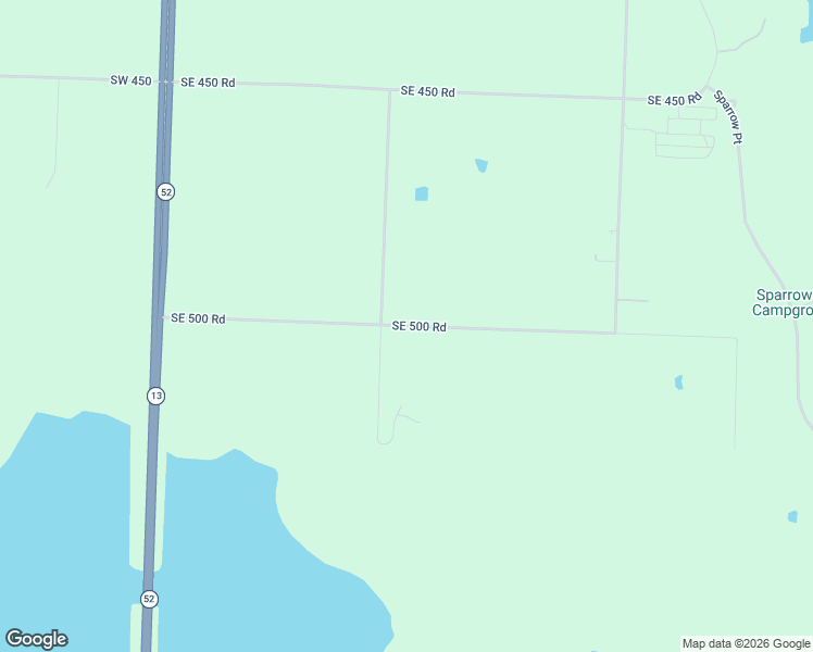 map of restaurants, bars, coffee shops, grocery stores, and more near 51 Southeast 500 Road in Clinton