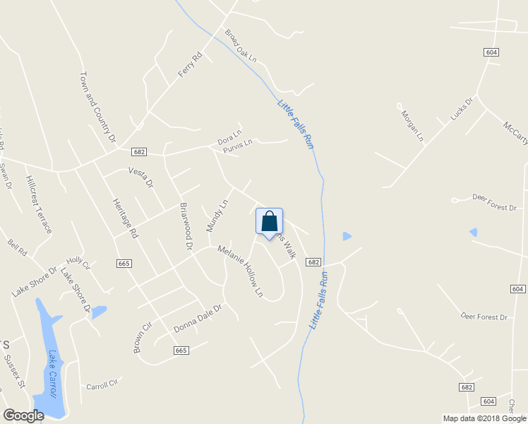 map of restaurants, bars, coffee shops, grocery stores, and more near 2 Argyle Hills Drive in Fredericksburg