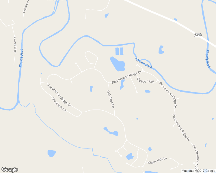 map of restaurants, bars, coffee shops, grocery stores, and more near 14 Oak Tree Lane in Louisville