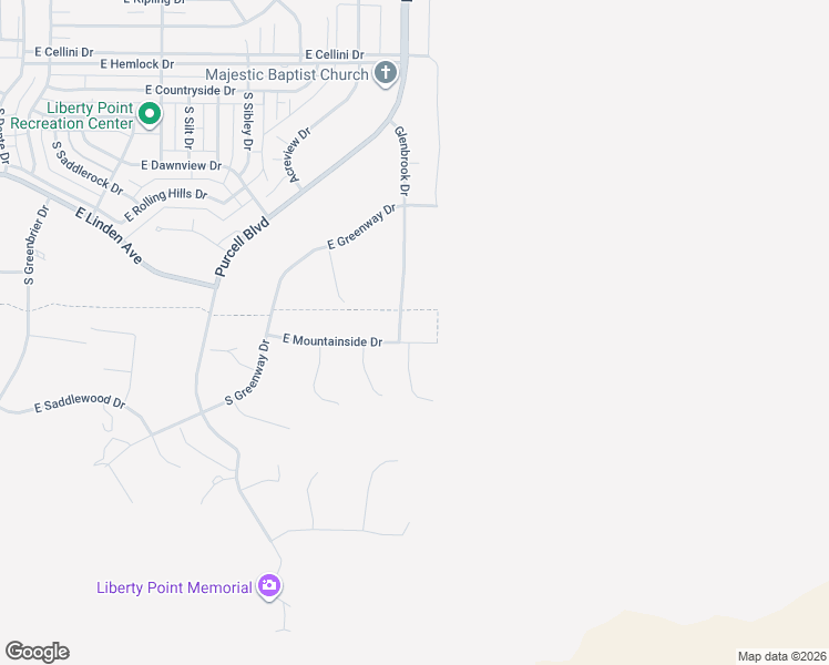 map of restaurants, bars, coffee shops, grocery stores, and more near 513 East Mountainside Drive in Pueblo West