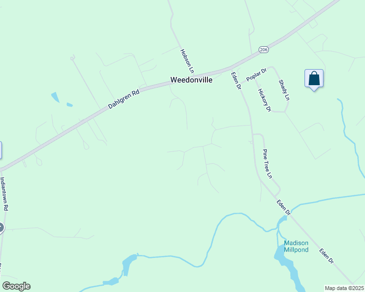 map of restaurants, bars, coffee shops, grocery stores, and more near 8413 Bone Place in King George
