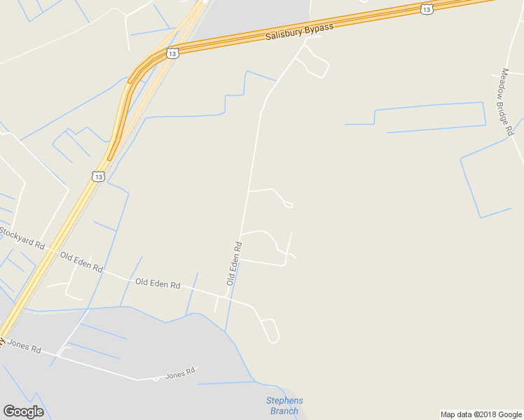 map of restaurants, bars, coffee shops, grocery stores, and more near 28407 Old Eden Road in Eden