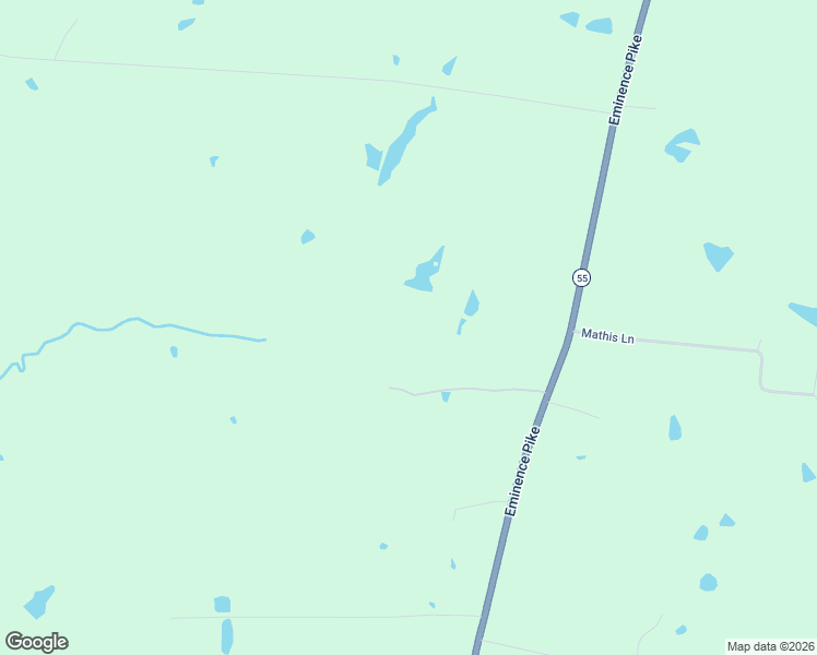 map of restaurants, bars, coffee shops, grocery stores, and more near 5746 Eminence Pike in Shelbyville